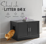 Designer Cat Washroom Storage Bench Cat Litter Box Enclosure Furniture
