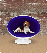 Fiberglass Ball Pet Chair/Bed
