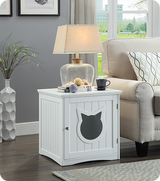 House Side Table, Nightstand Pet House, Litter Box Enclosure