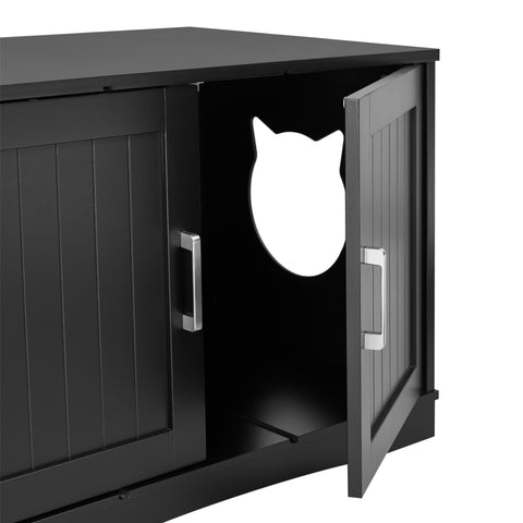 Designer Cat Washroom Storage Bench Cat Litter Box Enclosure Furniture